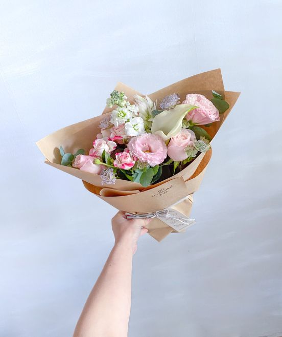 Wild Protea and Sunflower Bouquet